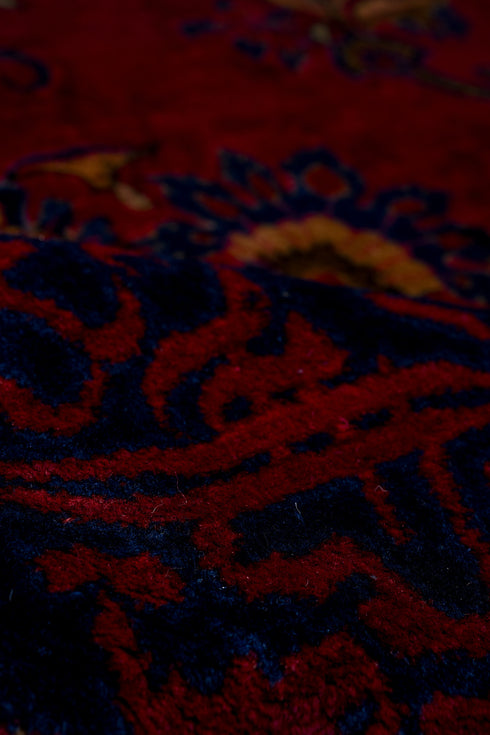 Vintage Kashan Area Rug (10' x 18')